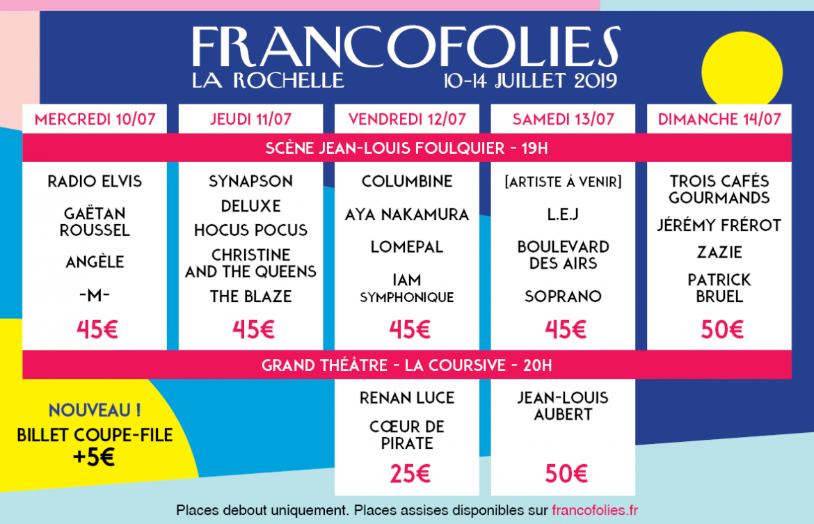 Francofolies de La Rochelle Expedream